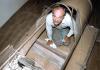 Rick fitting the rear spar. Later he was killed in...